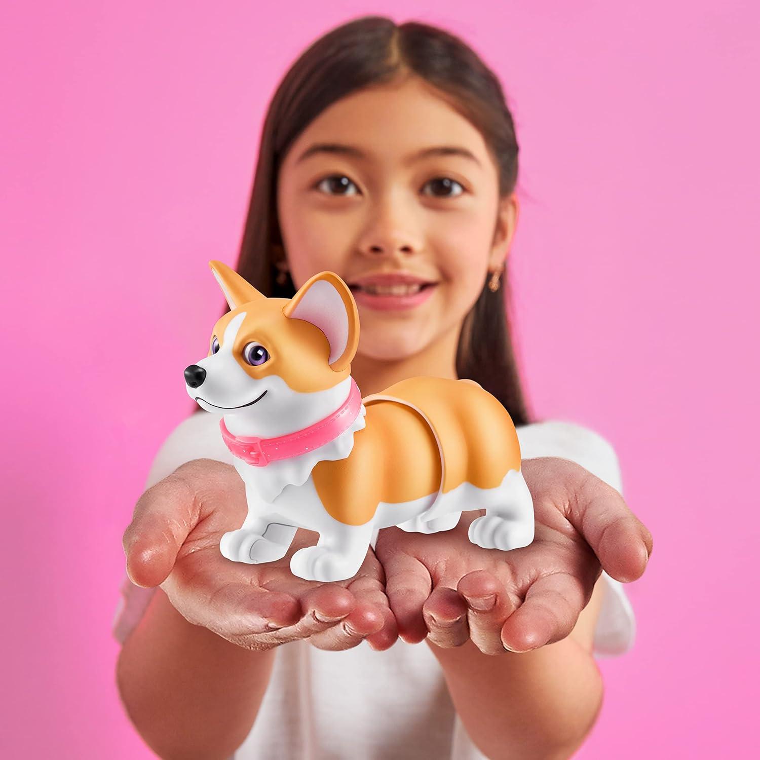 image:imagePets Alive Booty Shakin Pups Corgi amp Pug by ZURU Interactive Mini Dog Toys That Walk Waggle and Booty Shake Electronic Puppy Toy for Kids and Girls 2 PackCorgi Pug