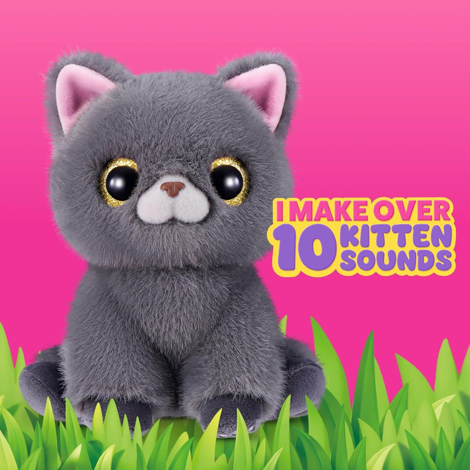image:imagePets Alive Smitten Kittens Series 2 Ragdoll by ZURU Interactive Plush Cat Toy with 10 Sounds Surprise Unboxing Soft Collectible Pet for Ages 3British Shorthair
