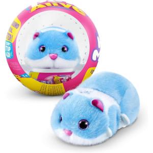 Pets Alive Hamstermania (Orange) by ZURU Hamster, Electronic Pet, 20+ Sounds Interactive, Hamster Ball Toy for Girls and Children(Blue)