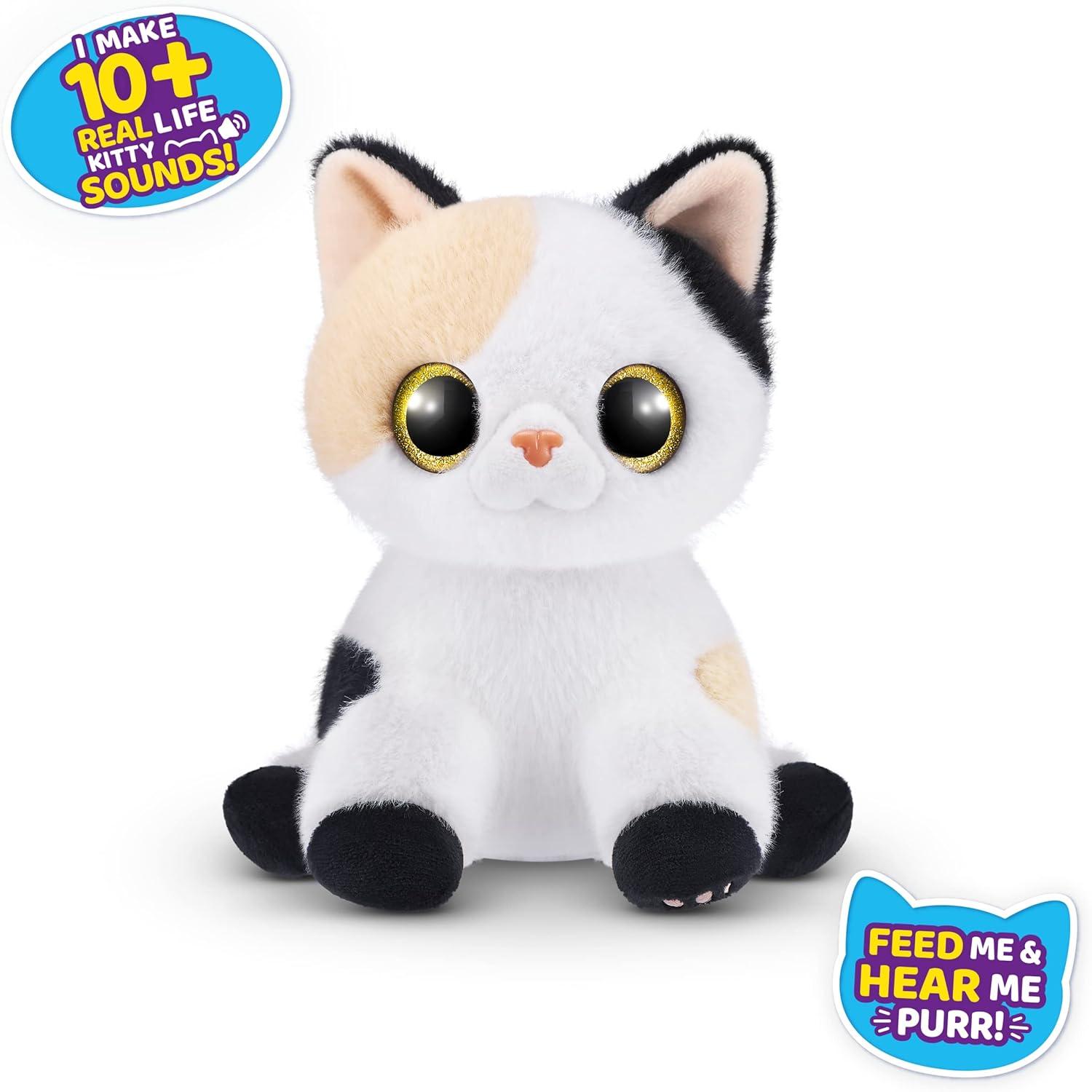 image:imagePets Alive Smitten Kittens Surprise British Shorthair Cat Sissy by ZURU Nurture Play Soft Toy Unboxing Adopt Interactive 10 SoundsMinx