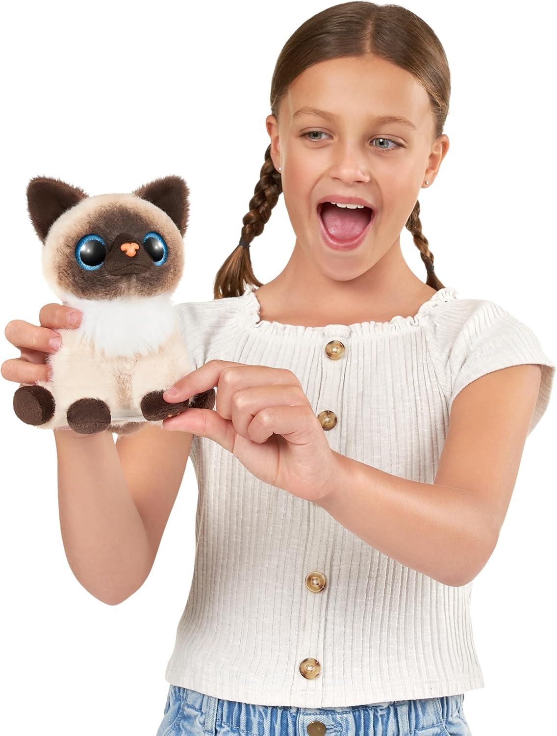 image:imagePets Alive Smitten Kittens Surprise British Shorthair Cat Sissy by ZURU Nurture Play Soft Toy Unboxing Adopt Interactive 10 SoundsMinx
