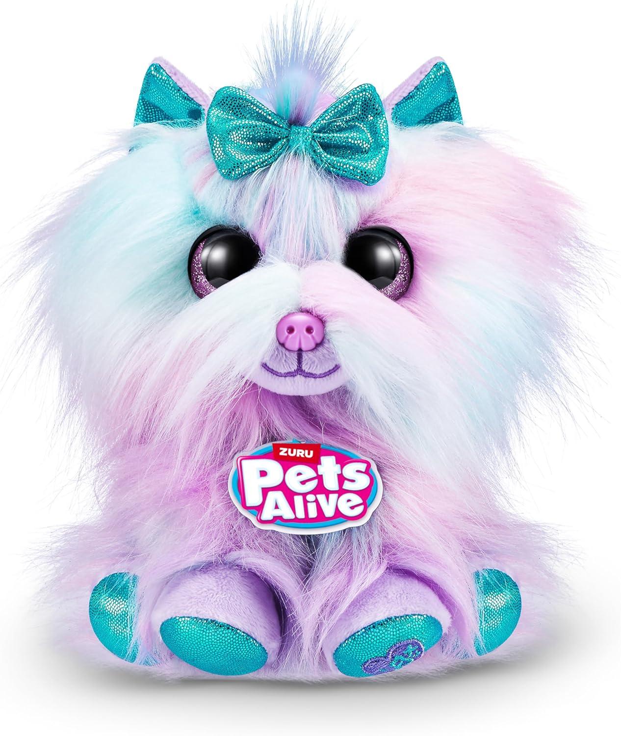 image:imagePets Alive Pet Shop Surprise S3 Puppy Rescue Wole Dog by ZURU Surprise Puppy Plush Ultra Soft Plushies Compound Surprises Inside Interactive Toy Pets Electronic Speak and RepeatYorkshire