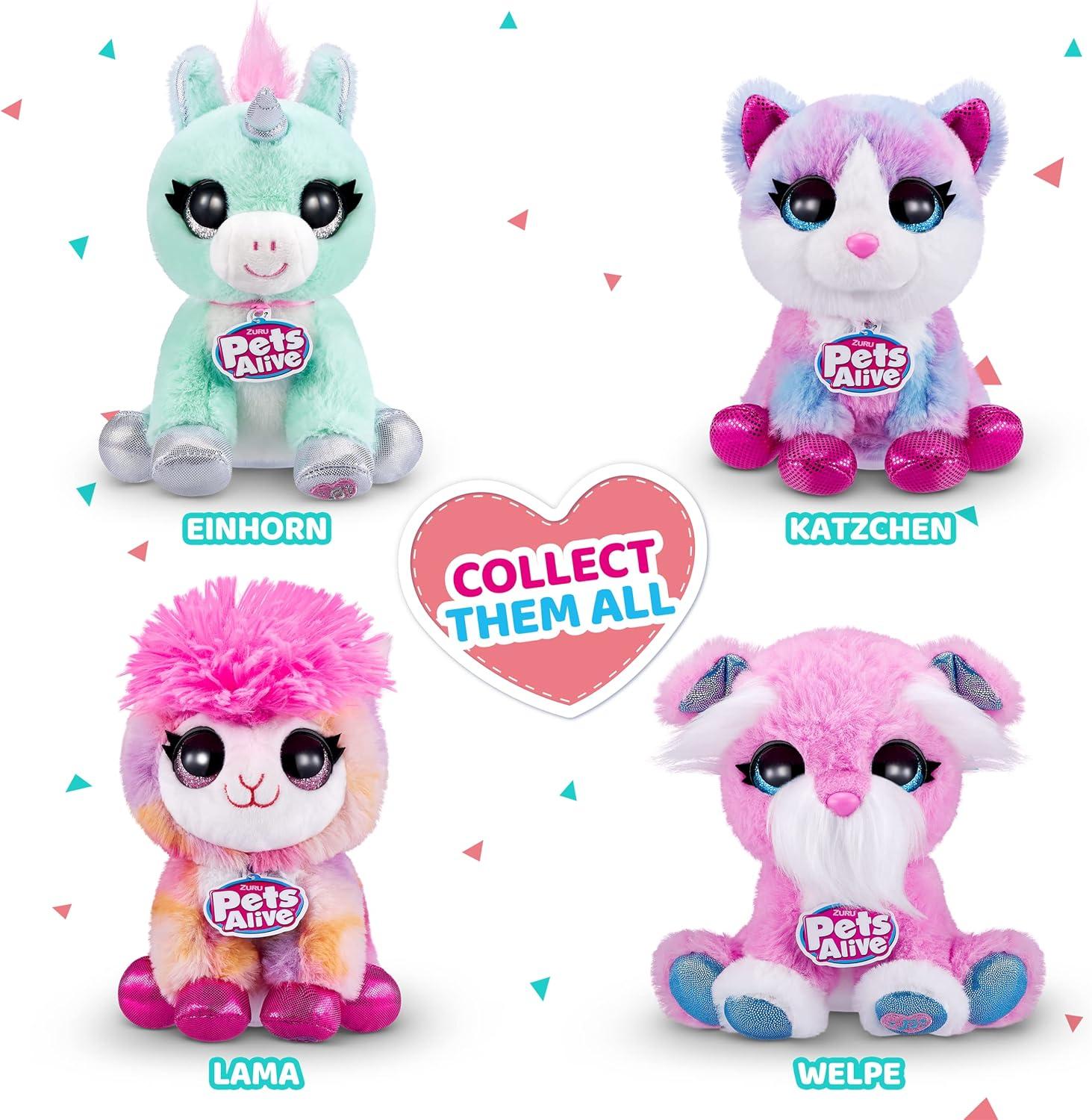 image:imagePets Alive Pet Shop Surprise S3 Puppy Rescue Wole Dog by ZURU Surprise Puppy Plush Ultra Soft Plushies Compound Surprises Inside Interactive Toy Pets Electronic Speak and RepeatUnicorn