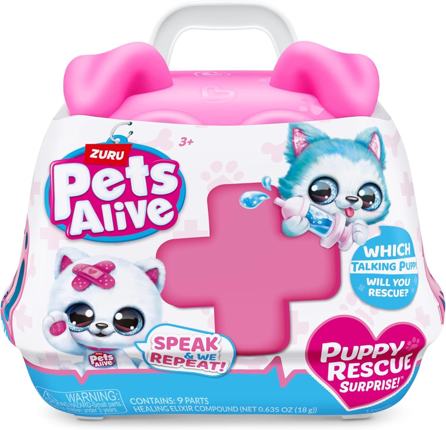 image:imagePets Alive Pet Shop Surprise S3 Puppy Rescue Wole Dog by ZURU Surprise Puppy Plush Ultra Soft Plushies Compound Surprises Inside Interactive Toy Pets Electronic Speak and RepeatPomeranian