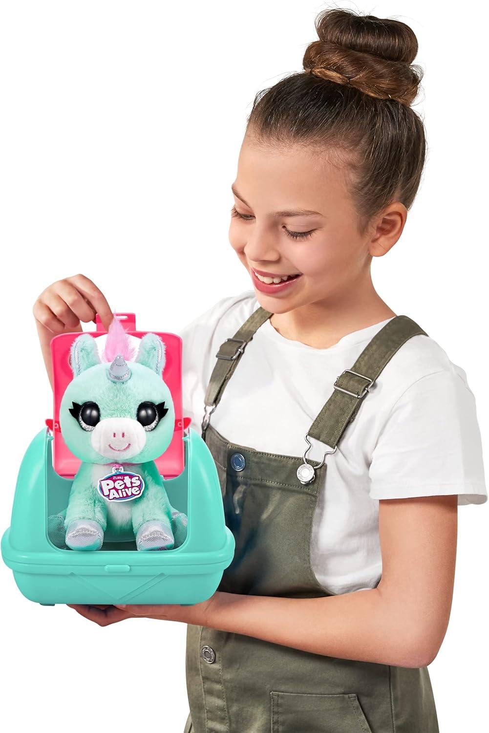 image:imagePets Alive Pet Shop Surprise S3 Puppy Rescue Wole Dog by ZURU Surprise Puppy Plush Ultra Soft Plushies Compound Surprises Inside Interactive Toy Pets Electronic Speak and RepeatUnicorn