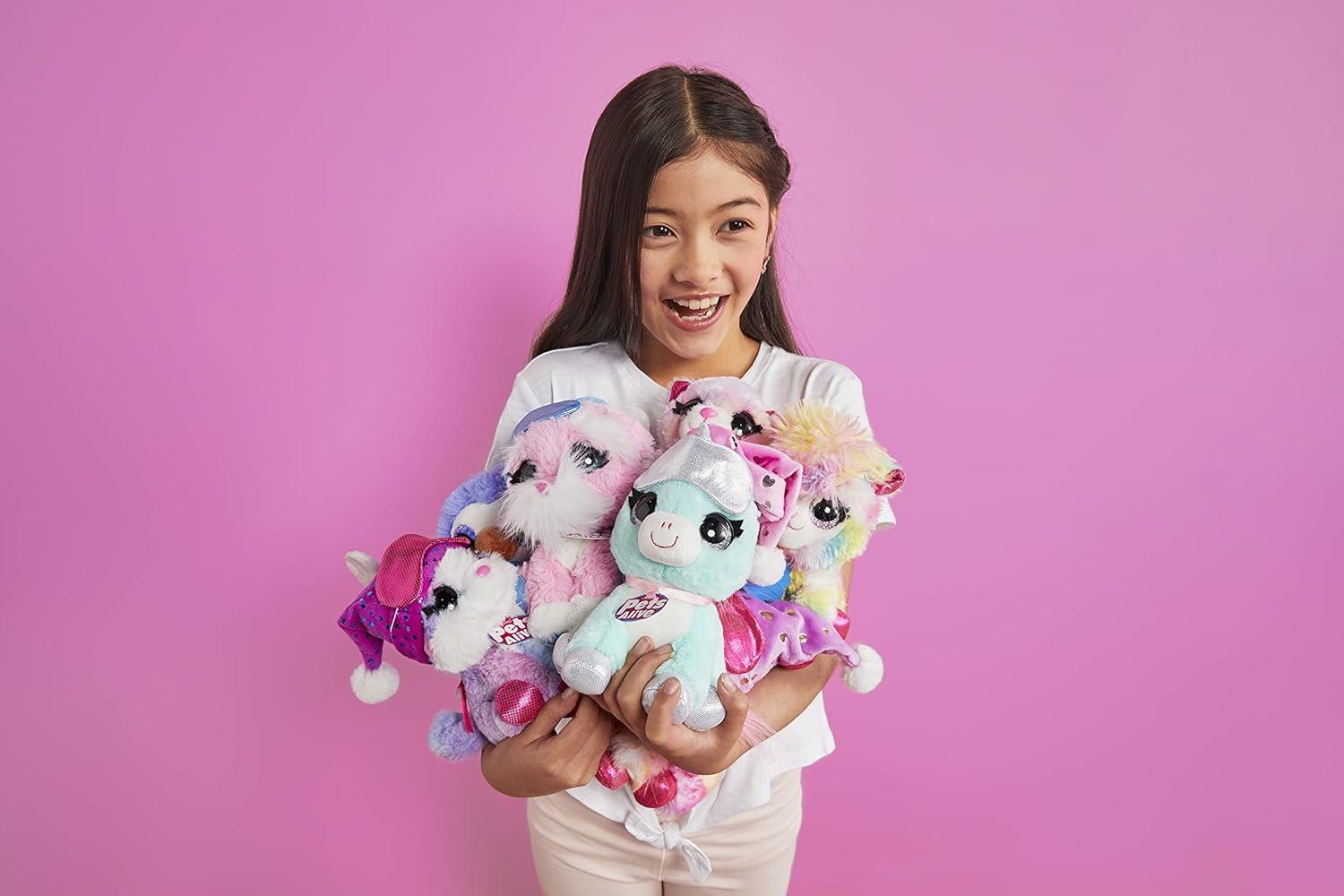 image:imagePets Alive Pet Shop Surprise S3 Puppy Rescue Wole Dog by ZURU Surprise Puppy Plush Ultra Soft Plushies Compound Surprises Inside Interactive Toy Pets Electronic Speak and RepeatUnicorn