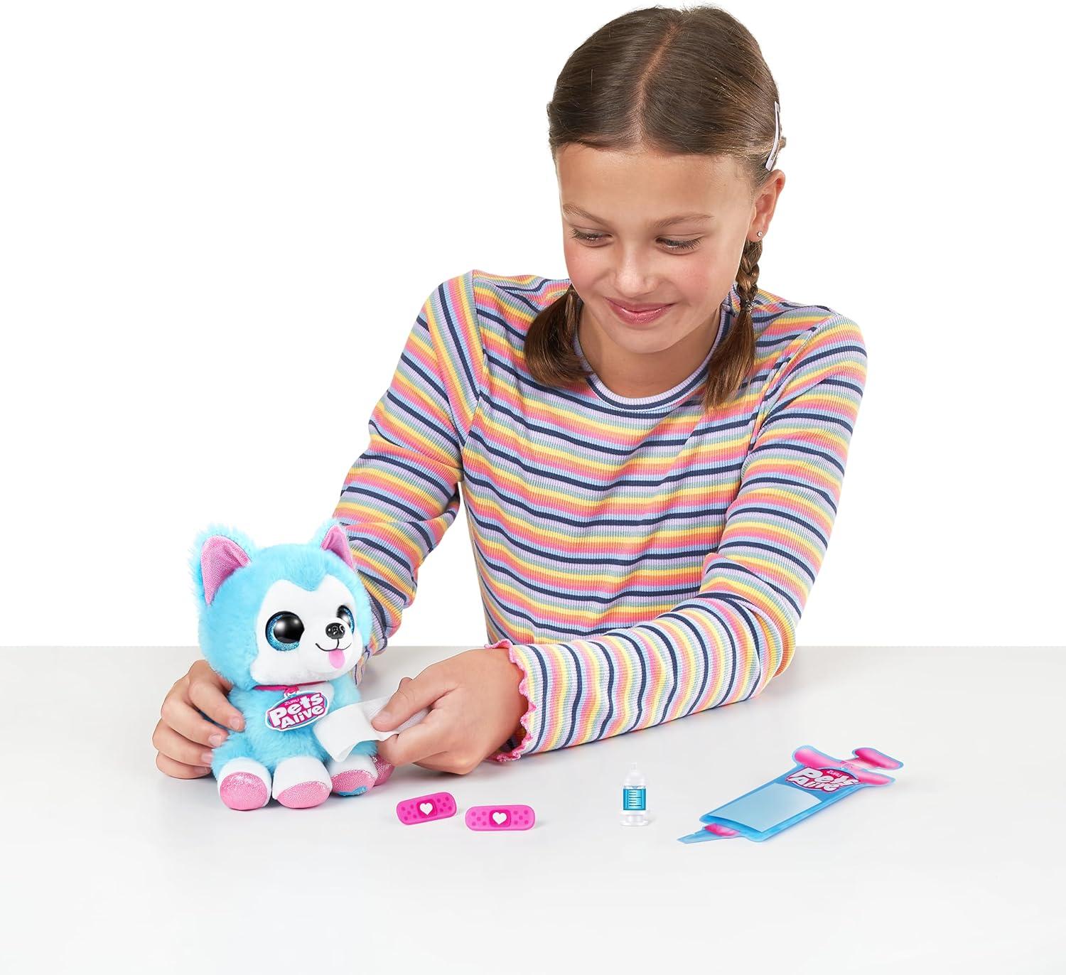 image:imagePets Alive Pet Shop Surprise S3 Puppy Rescue Wole Dog by ZURU Surprise Puppy Plush Ultra Soft Plushies Compound Surprises Inside Interactive Toy Pets Electronic Speak and RepeatPomeranian