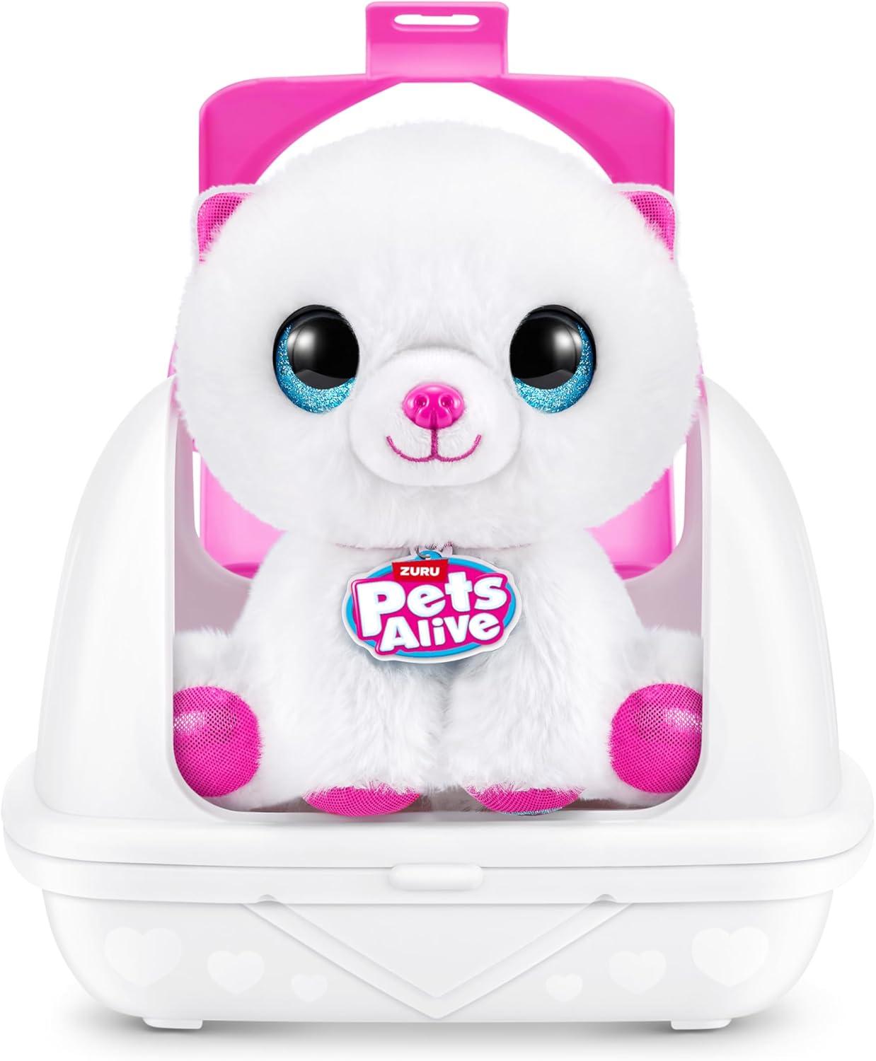image:imagePets Alive Pet Shop Surprise S3 Puppy Rescue Wole Dog by ZURU Surprise Puppy Plush Ultra Soft Plushies Compound Surprises Inside Interactive Toy Pets Electronic Speak and RepeatPomeranian